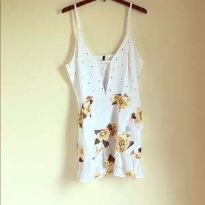 Flower and Polka Dot Dress